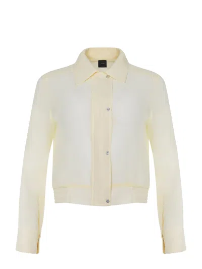 Pinko Cin Cin Shirt Made Of Polyester. In Giallo Chiaro