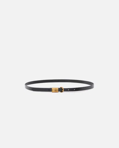 Pinko Thin Leather Belt 1 Cm In Multi