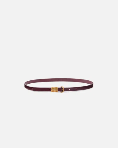 Pinko Love Berry Reversible Belt In Brown