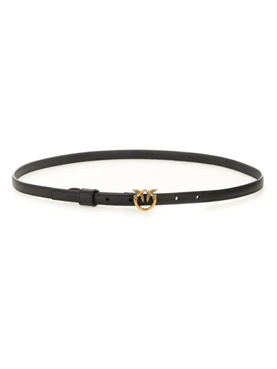 Pinko Love Berry Belt In Gold