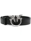 Pinko Genuine Leather Stylish Belt In Black