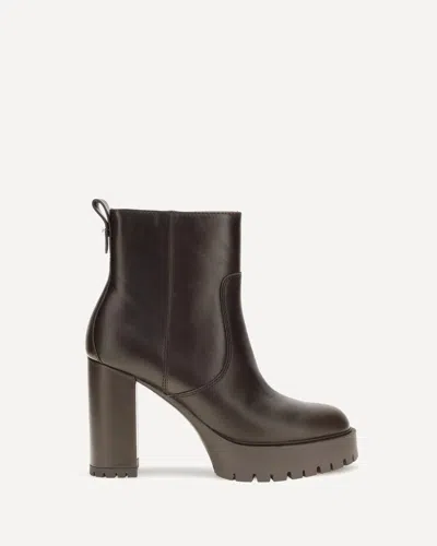 Pinko Clara 01 Platform Ankle Boots In Brown