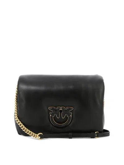 Pinko Classic Black Shoulder Handbag For Women
