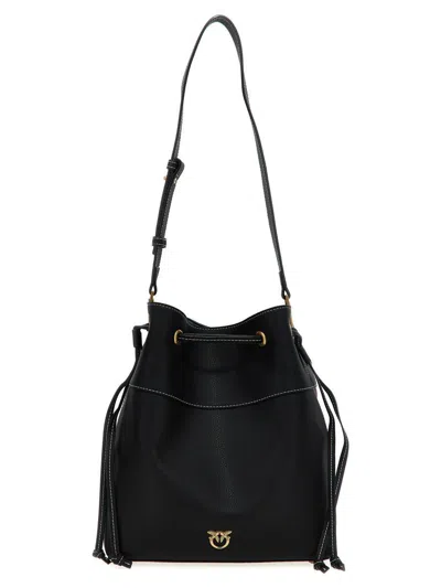 Pinko Classic Bucket Bag In Black