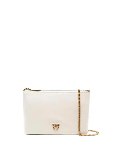 Pinko Classic Flat `love` Bag `simply` In Sand