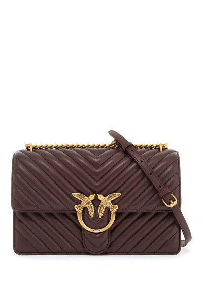 Pinko Classic Love Bag One Bag In Marrone