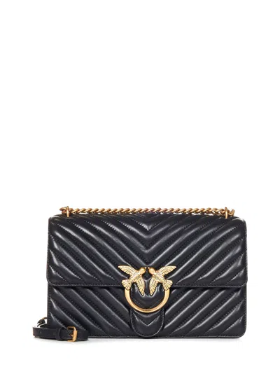 Pinko Classic Love Bag One Chevron Shoulder Bag