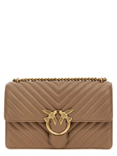 Pinko 'classic Love Bag One' Crossbody Bag In Sand
