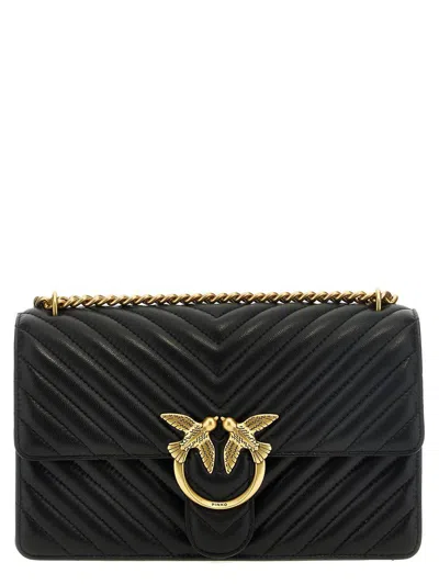 Pinko 'classic Love Bag One' Crossbody Bag In Black