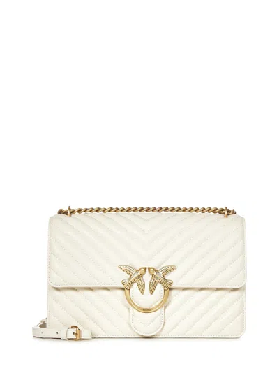 Pinko Classic Love Bag One Shoulder Bag In White
