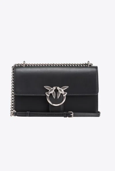 Pinko Classic Love Bag One Simply In Black-old Silver