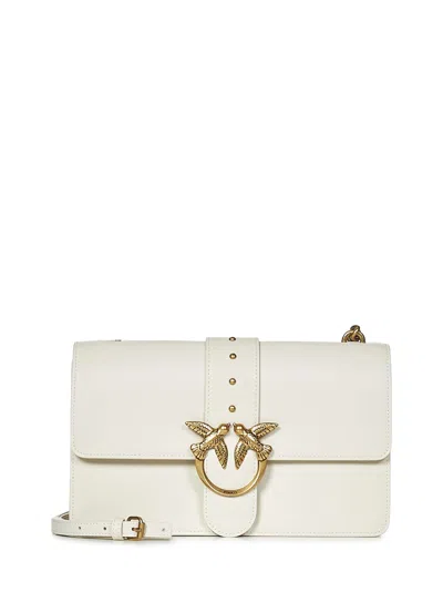 Pinko Classic Love Bag One Simply Shoulder Bag In White