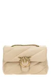 Pinko Borsa Maxi Love Puff Beige/grigio Fumo Antique
