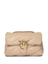 Pinko Classic Love Bag Puff Maxi Quilt Crossbody Bag In Gold