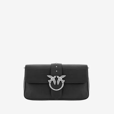 Pinko Classic Love Bag Slouchy Shoulder Bag In Black