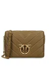Pinko Classic Love Click Cross Body Bag In Brown