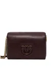 Pinko Classic Love Click Puff Cross Body Bag In Red