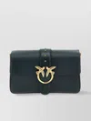 Pinko Leather Mini Love Shoulder Bag