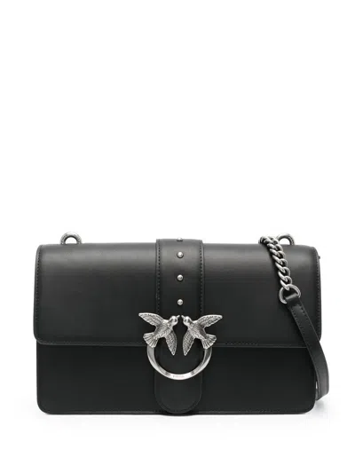 Pinko Classic Love Crossbody Bag In Black