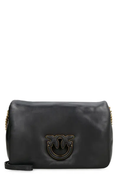 Pinko Classic Love Handbag In Black