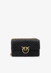 Pinko Classic Love One Classic Shoulder Bag In Black
