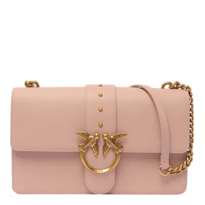 Pinko Classic Love One Crossbody Bag In Pink