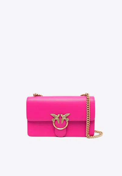 Pinko Classic Love Shoulder Bag In Fuchsia