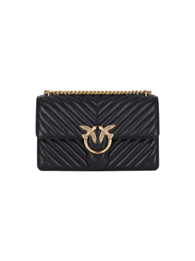 Pinko Classic Love One" Shoulder Bag - Black