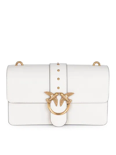 Pinko "classic Love One Simply" Bag In White