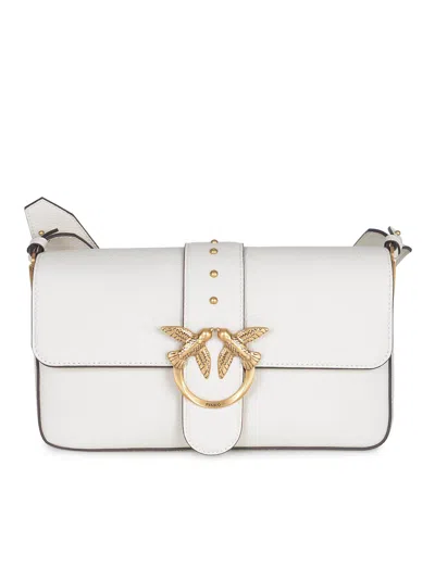 Pinko "classic Love One Slouchy" Bag In White