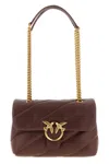 Pinko Classic Love Puff Crossbody Bag In Brown