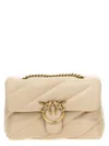 Pinko Classic Love Puff Crossbody Bags Beige In Sand