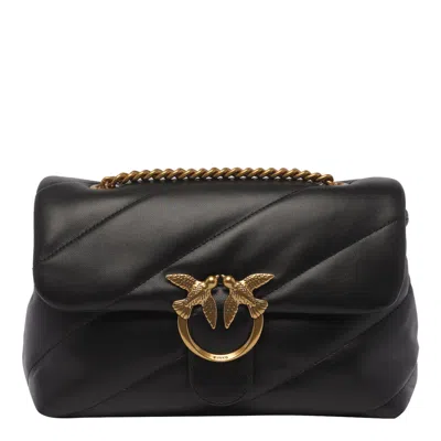 Pinko Love Classic Shoulder Bag In Black