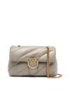 Pinko Classic Love Puff Shoulder Bag In Beige In Beige