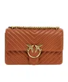 Pinko Classic Love Shoulder Bag In Brown