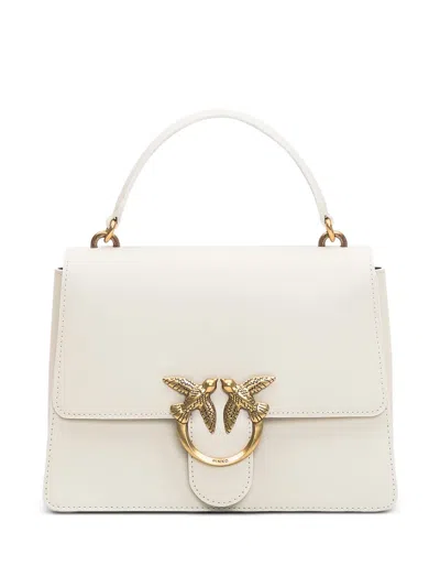 Pinko Classic Love Tote Bag In Weiss