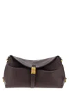 Pinko Classic Saddle Baguette Medium Shoulder Bag In Black