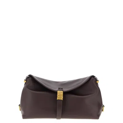 Pinko Classic Saddle Baguette Medium Shoulder Bag In Red