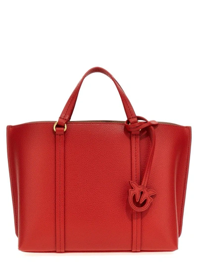 Pinko Classic Shopping Bag In Red