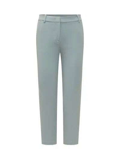 Pinko Classic Straight Leg Trousers In Purple