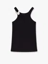 Pinko Fitted Black T-shirt With Unique Shoulder Detail
