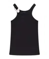 Pinko Fitted Black T-shirt With Unique Shoulder Detail In Black