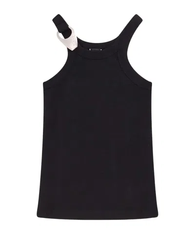 PINKO PINKO LOGO ENGRAVED TANK TOP