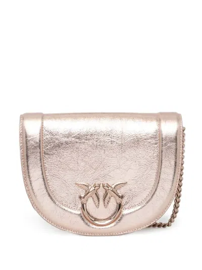 Pinko Click Love Crossbody Bag In Pink