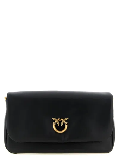 Pinko Click Soft Classic Crossbody Bag In Black