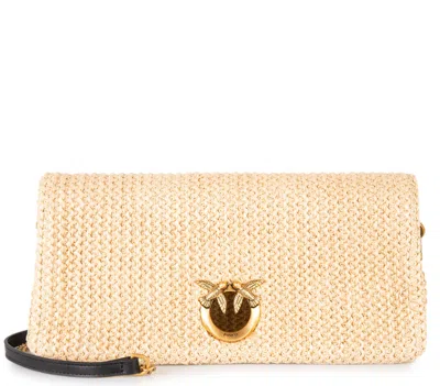 Pinko Click Soft Horizontal Classic In Neutral