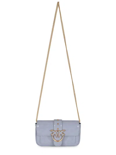 Pinko Clutch Bag  "love Bag One" In Blue