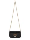 Pinko Clutch Bag  "love One Simply" In Black
