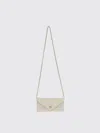 Pinko Chain-strap Flap Cross Body Bag In White