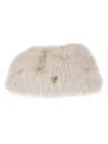 Pinko Faux-fur Clutch Bag In Pattern